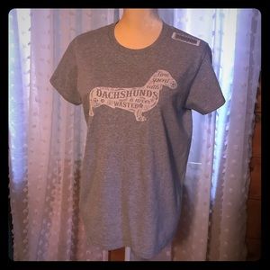 Dachshund/Wiener Dog Lover T-shirt Medium - NWT